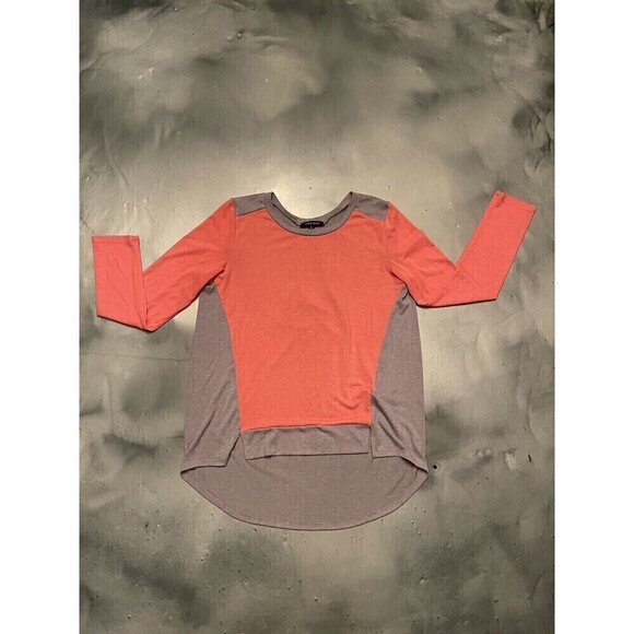 Hail3y:23 Color Block Pink Gray Pullover Sweater Medium - Picture 1 of 4